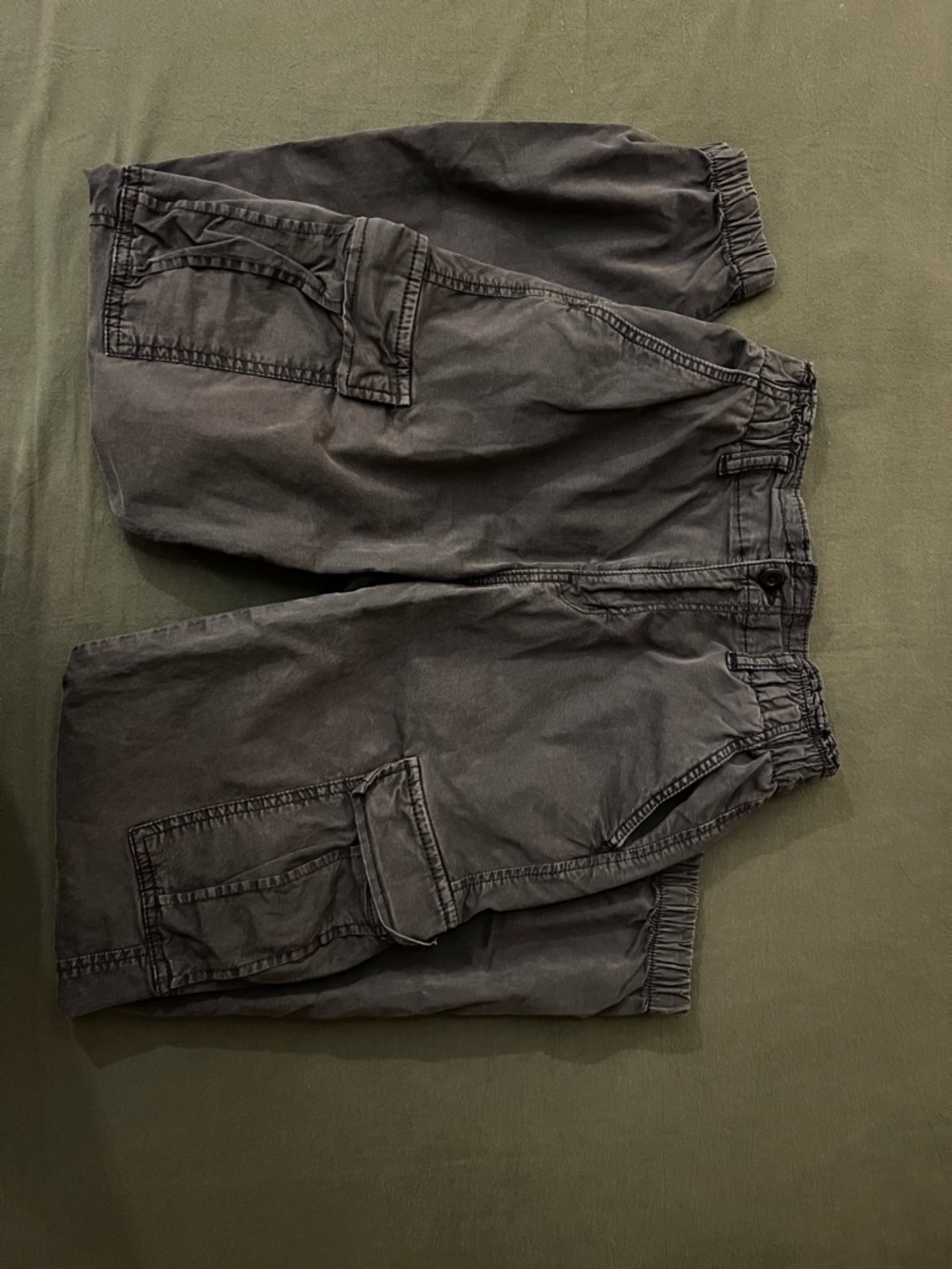 American Eagle Outfitters Black Elastic Waist Pants